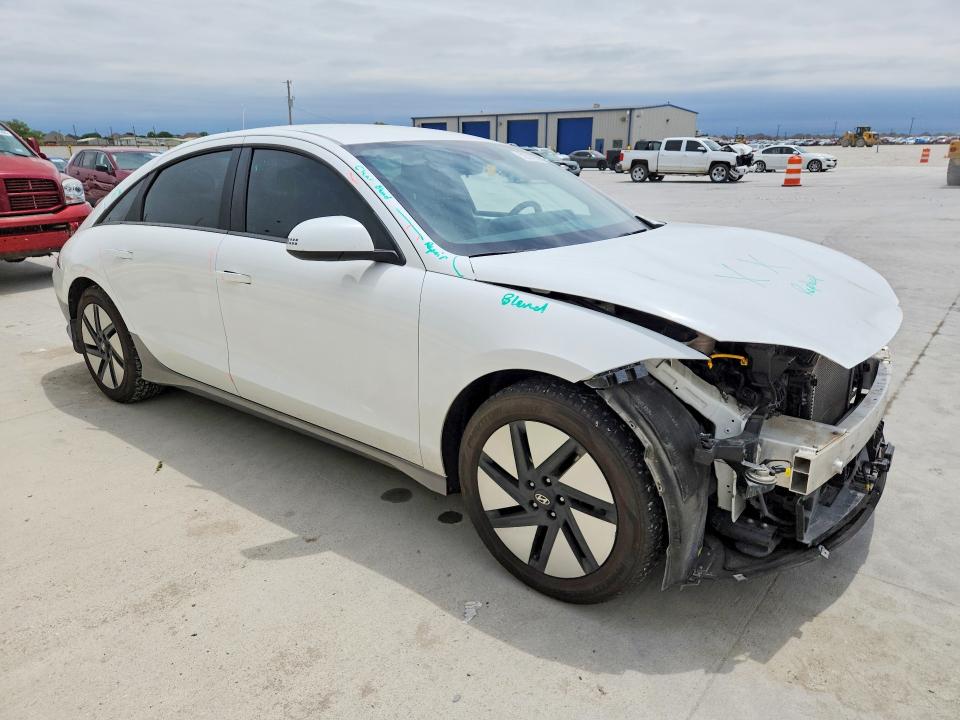 2024 Hyundai Ioniq 6 VIN KMHM24AA7RA071922 COPART salvage auction — FRONT END, Tx - Salvage Vehicle Title, sold $7,700 on 2026-07-17 (photo 4)