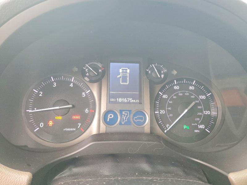 2011 Lexus Gx 460 VIN JTJBM7FX4B5033936 COPART salvage auction — HAIL, Ks - Cert Of Title-Salvage, sold $7,800 on 2026-07-20 (photo 9)