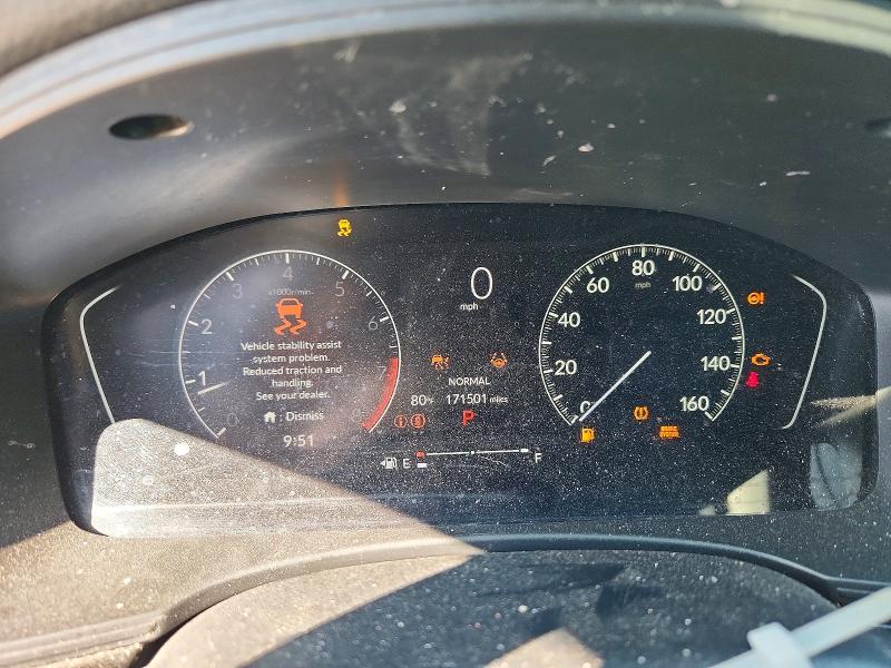 2022 Honda VIN 2HGFE2F58NH501264 COPART salvage auction — MINOR DENT/SCRATCHES, Tx - Certificate Of Title, sold $11,400 on 2026-07-30 (photo 9)