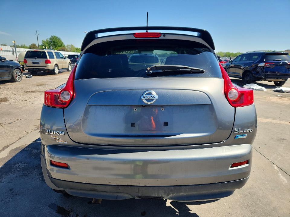 2013 Nissan Juke VIN JN8AF5MVXDT212340 COPART salvage auction — REAR END, Co - Salvage Title, sold $475 on 2026-07-08 (photo 6)