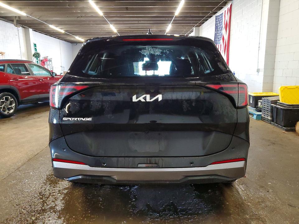 2026 Kia Sportage VIN 5XYK23DF2TG364471 COPART salvage auction — HAIL, Ia - Cert Of Title-Salvage Title, sold $10,600 on 2026-07-08 (photo 6)