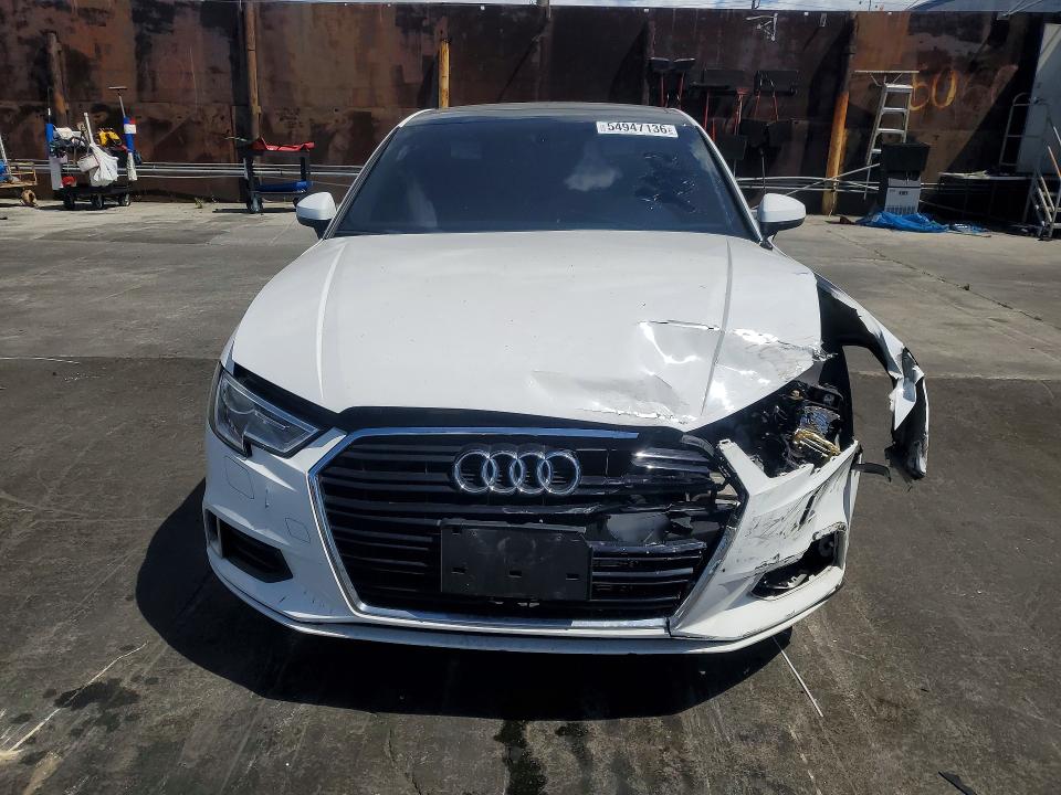 2019 Audi A3 VIN WAUAUGFF0K1012124 COPART salvage auction — FRONT END, Ca - Salvage Certificate, sold $2,700 on 2026-07-22 (photo 5)