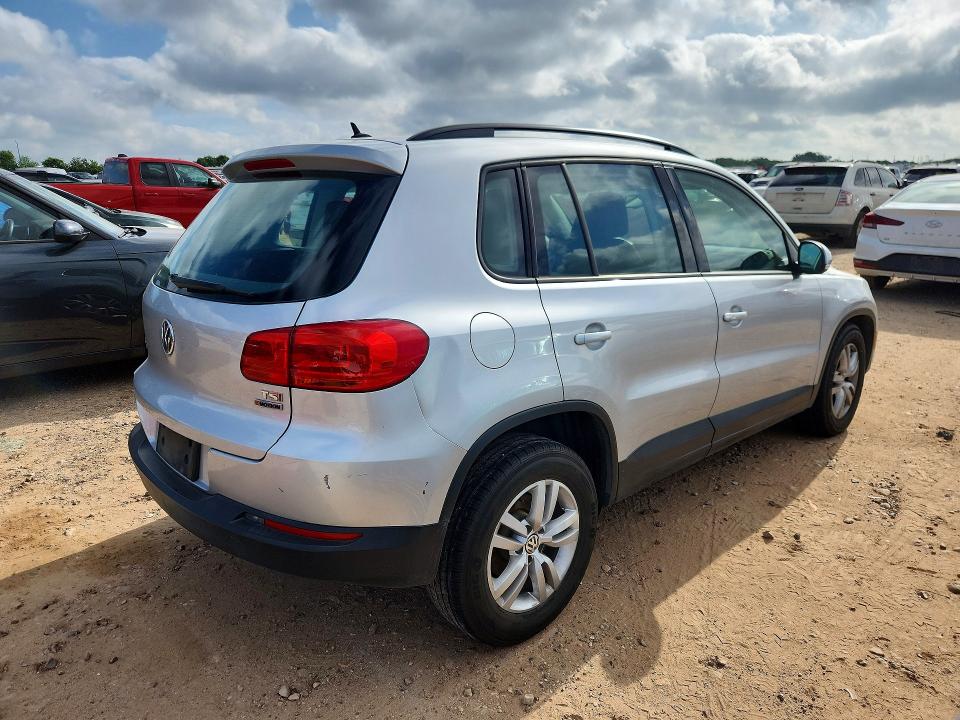 2016 Volkswagen VIN WVGBV7AX4GW607035 COPART salvage auction — FRONT END, Tx - Salvage Vehicle Title, sold $10 on 2026-07-16 (photo 3)