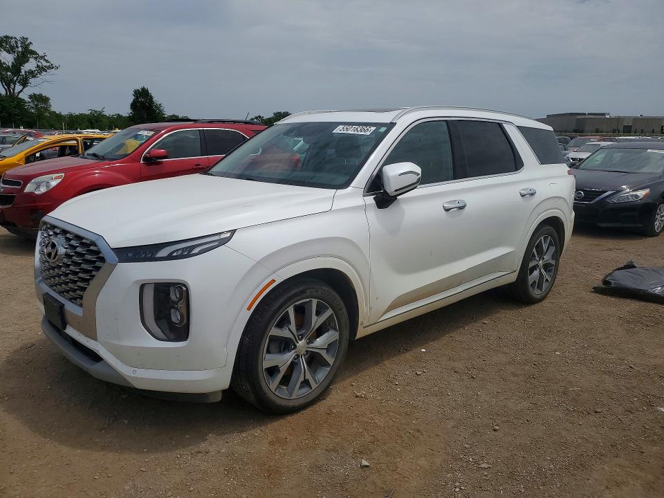 2021 Hyundai Palisade VIN KM8R5DHE7MU187585 COPART salvage auction — MECHANICAL, Mn - Certificate Of Title, sold $7,700 on 2026-07-31 (photo 1)