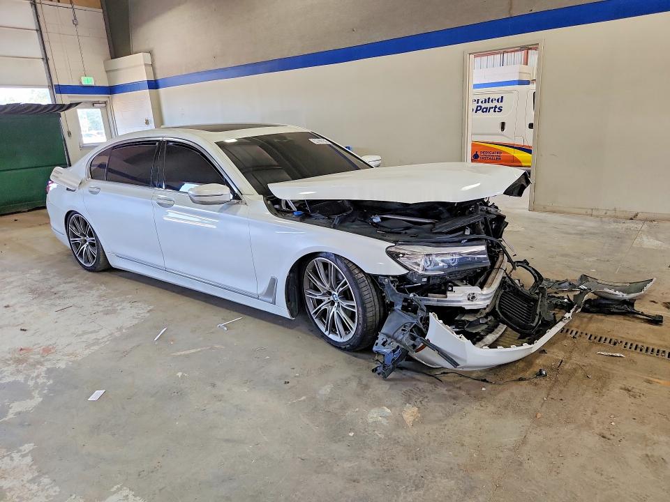 2019 BMW 7 series VIN WBA7E2C5XKB216901 COPART salvage auction — FRONT END, Va - Cert Of Title - Salvage, sold $3,300 on 2026-07-02 (photo 4)
