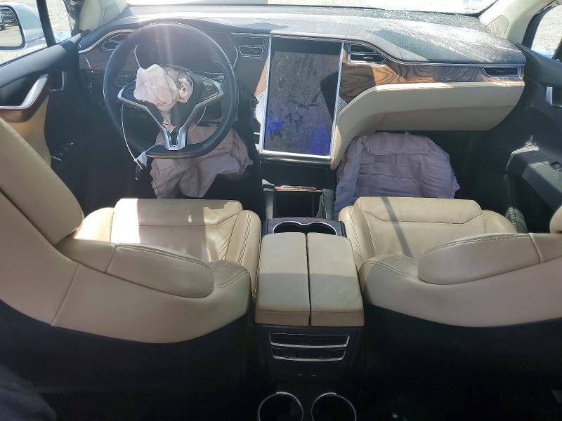 2017 Tesla Model x VIN 5YJXCBE22HF055168 COPART salvage auction — FRONT END, Ca - Salvage Certificate, sold $4,300 on 2026-07-16 (photo 8)