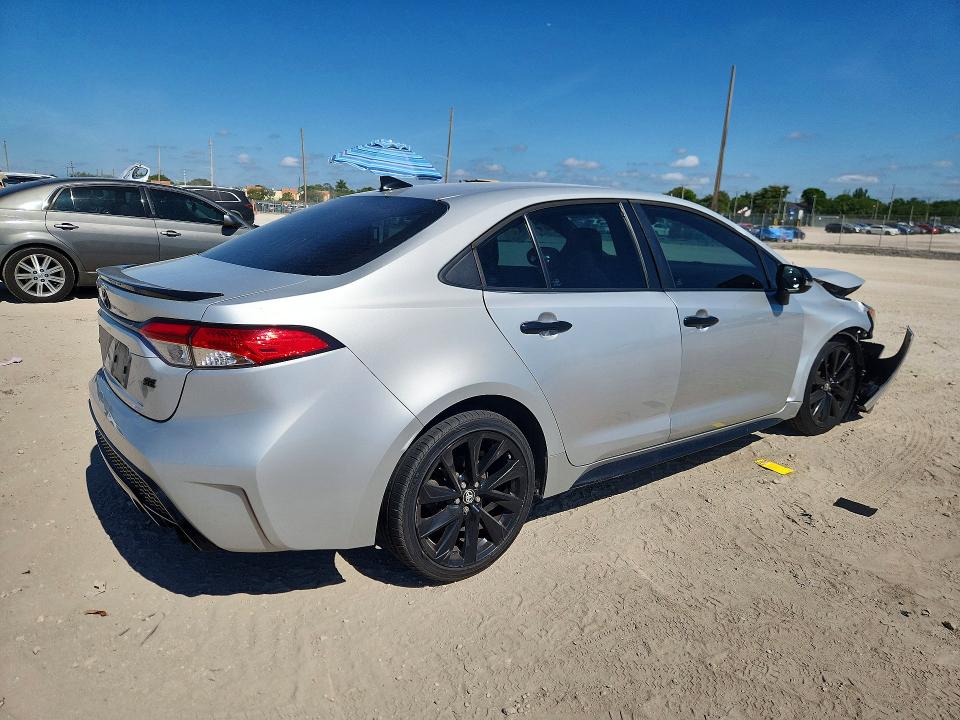 2022 Toyota VIN 5YFS4MCE8NP108441 COPART salvage auction — FRONT END, Fl - Cert Of Title Slvg Rebuildable, sold $3,500 on 2026-07-14 (photo 3)