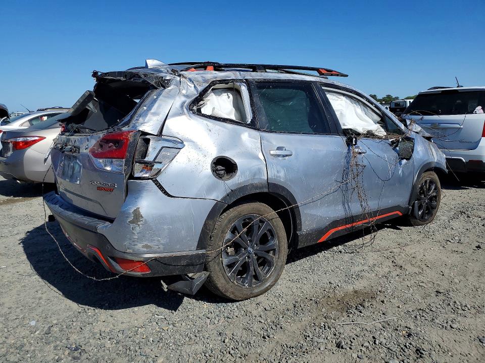 2021 Subaru Forester VIN JF2SKARC2MH594105 COPART salvage auction — ROLLOVER, Ca - Non-Repairable Vehicle Cert, sold $500 on 2026-07-16 (photo 3)