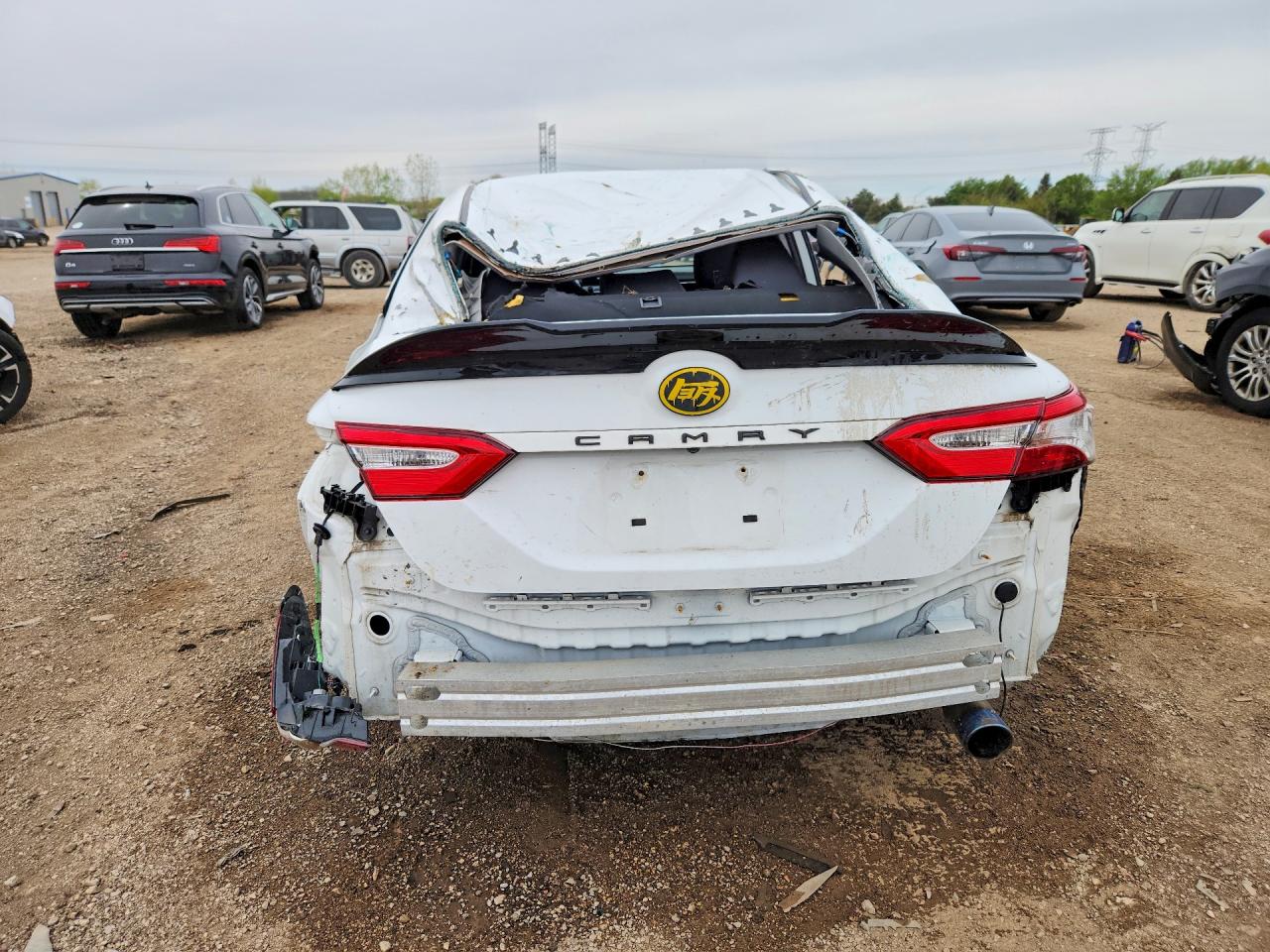 2019 Toyota Camry VIN 4T1B11HK0KU222563 COPART salvage auction — Top/Roof, IL - SALVAGE CERTIFICATE, sold $5,100 on 2026-06-30 (photo 6)