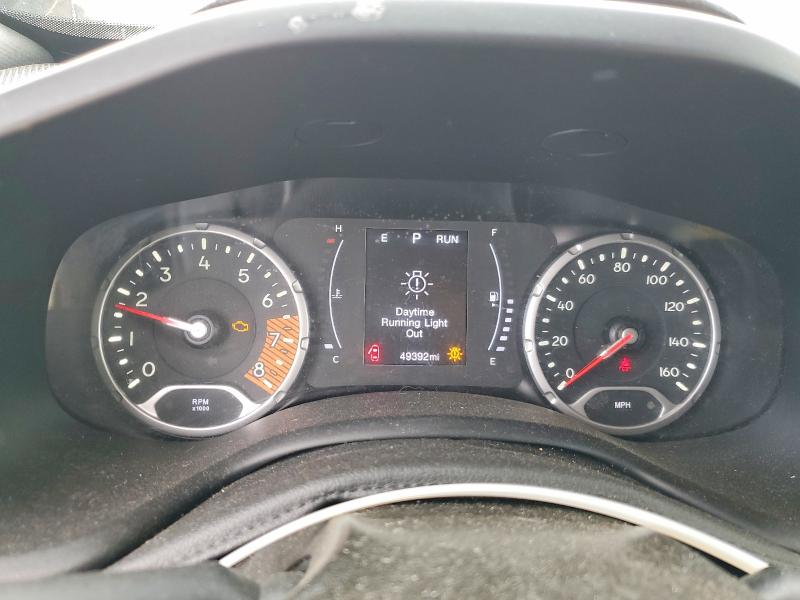 2020 Jeep Renegade VIN ZACNJABB8LPL49586 COPART salvage auction — FRONT END, Il - Salvage Certificate, sold $1,250 on 2026-07-28 (photo 9)