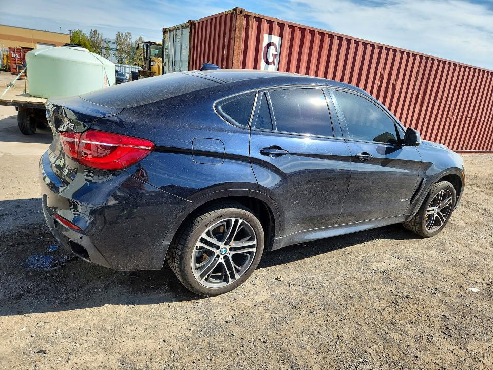2017 BMW X6 VIN 5UXKU2C54H0N85210 COPART salvage auction — REAR END, On - Permit No Brand - Unfit, sold $9,000 on 2026-07-07 (photo 3)