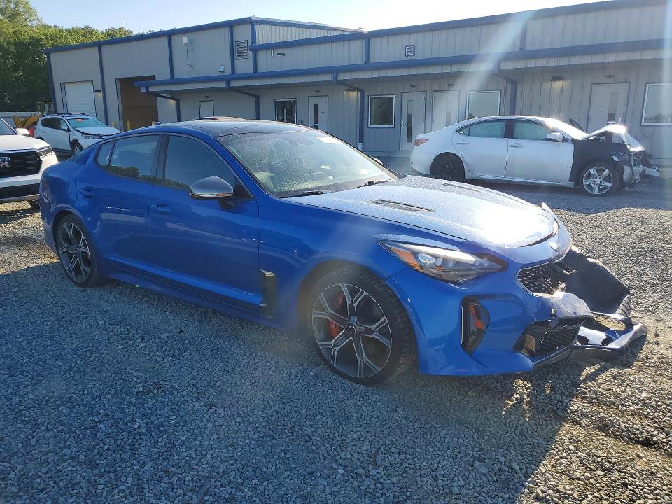 2019 Kia Stinger VIN KNAE55LC8K6054525 COPART salvage auction — FRONT END, Nc - Salvage Certificate Of Title, sold $250 on 2026-07-02 (photo 4)