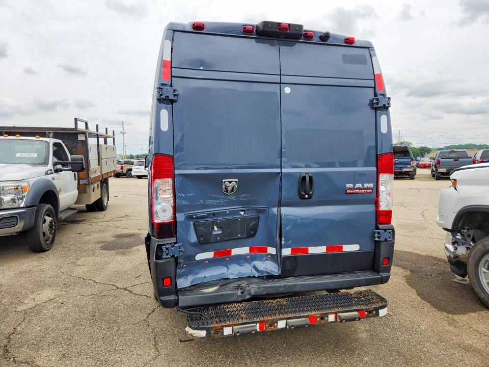 2021 Ram Promaster 3500 VIN 3C6MRVJGXME535681 COPART salvage auction — REAR END, Oh - Cert Of Title-Salvage, sold $2,600 on 2026-07-08 (photo 6)