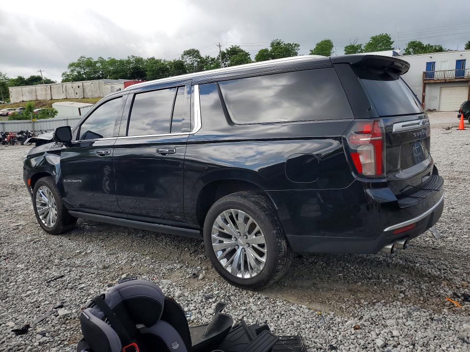 2021 Chevrolet Suburban VIN 1GNSKGKLXMR157157 COPART salvage auction — FRONT END, Oh - Cert Of Title-Salvage, sold $16,100 on 2026-07-31 (photo 2)
