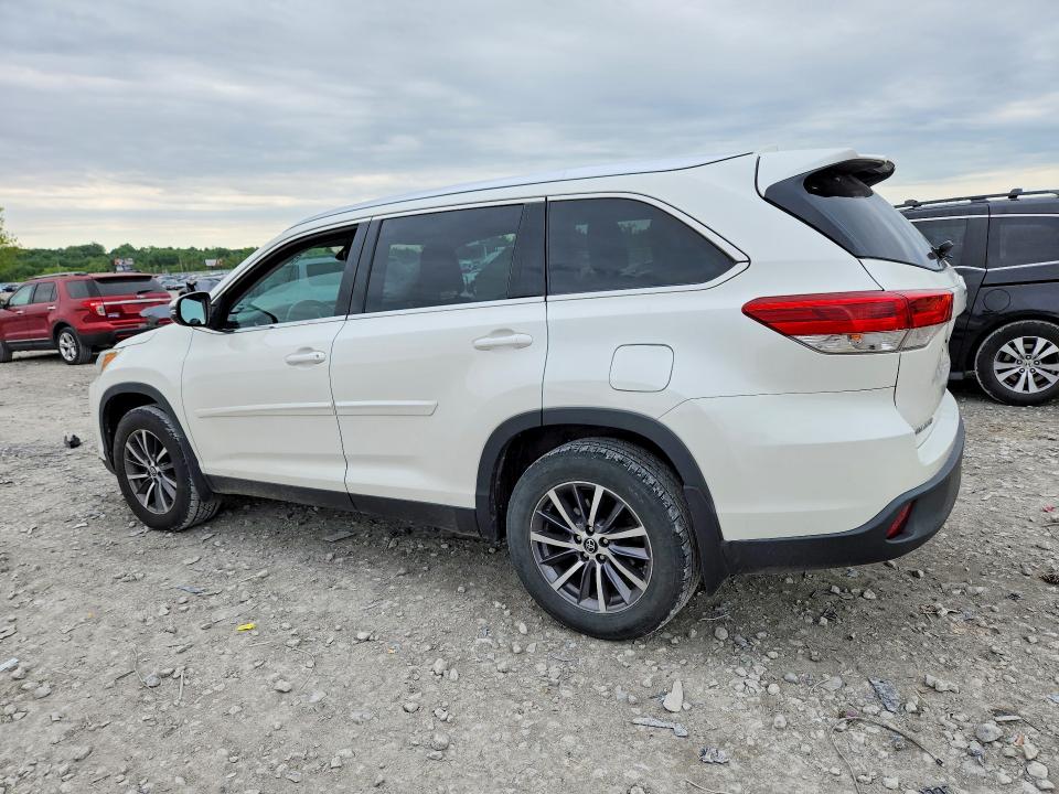2019 Toyota VIN 5TDJZRFH4KS572040 COPART salvage auction — HAIL, IL - SALVAGE CERTIFICATE, sold $11,700 on 2026-07-08 (photo 2)