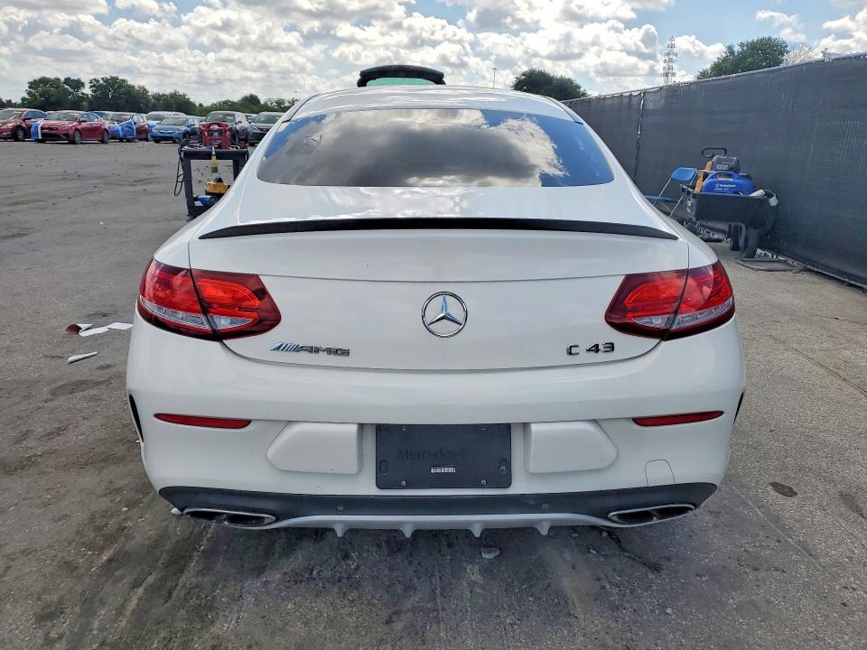 2017 Mercedes-benz C-klasse VIN WDDWJ6EB4HF537215 COPART salvage auction — MINOR DENT/SCRATCHES, In - Certificate Of Title, sold $13,800 on 2026-07-15 (photo 6)