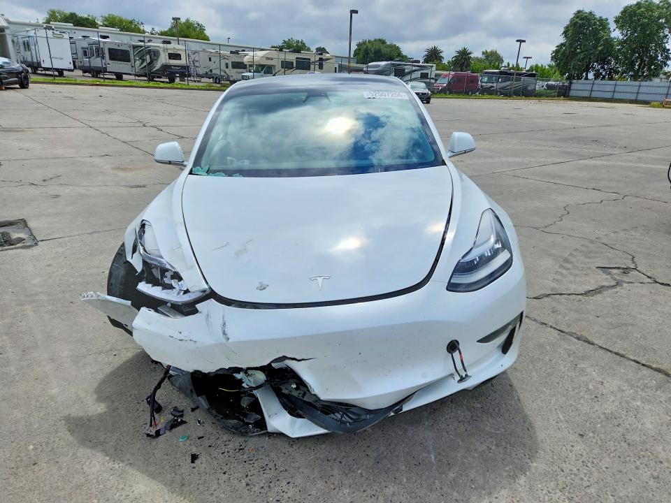 2020 Tesla VIN 5YJ3E1EA3LF804577 COPART salvage auction — FRONT END, Ca - Salvage Certificate, sold $3,000 on 2026-07-13 (photo 5)