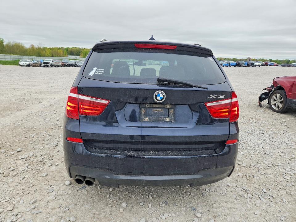 2011 BMW X3 VIN 5UXWX7C53BL732659 COPART salvage auction — FRONT END, Mi - Certificate Of Title, sold $1,300 on 2026-07-09 (photo 6)