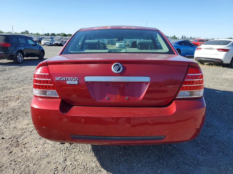 2006 Mercury Montego VIN 1MEHM42196G610045 COPART salvage auction — FRONT END, Ca - Dis/Dlr/Exp Only Clean Title, sold $400 on 2026-07-07 (photo 6)