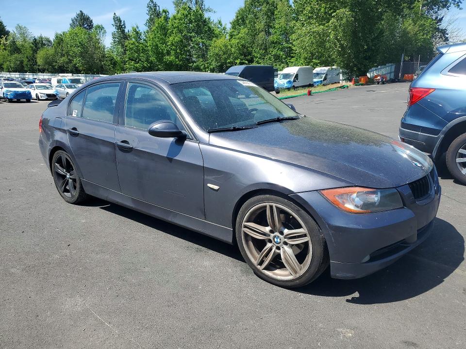 2006 BMW 3 series VIN WBAVB135X6KR65178 COPART salvage auction — MECHANICAL, Or - Certificate Of Title, sold $600 on 2026-07-27 (photo 4)