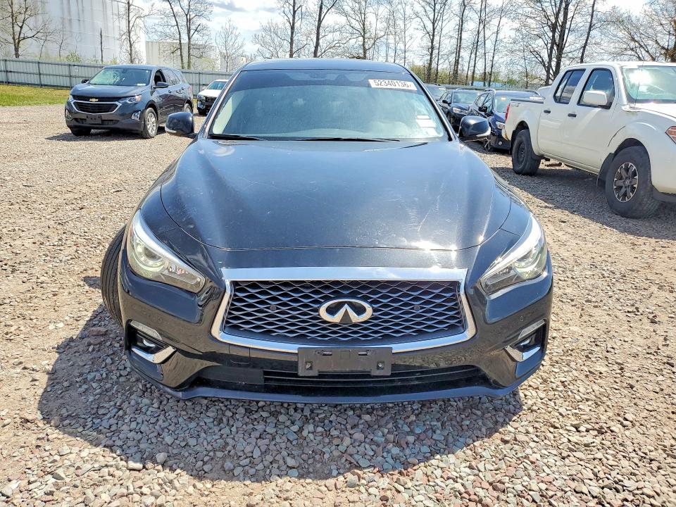 2021 Infiniti Q50 VIN JN1EV7BR7MM753764 COPART salvage auction — FRONT END, Ny - Mv-907A Salvage Certificate, sold $4,850 on 2026-07-08 (photo 5)
