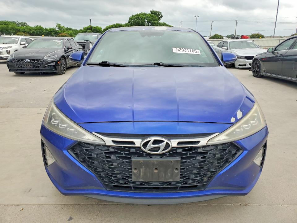 2020 Hyundai Elantra VIN KMHD04LB4LU934466 COPART salvage auction — HAIL, Tx - Salvage Vehicle Title, sold $2,550 on 2026-08-03 (photo 5)