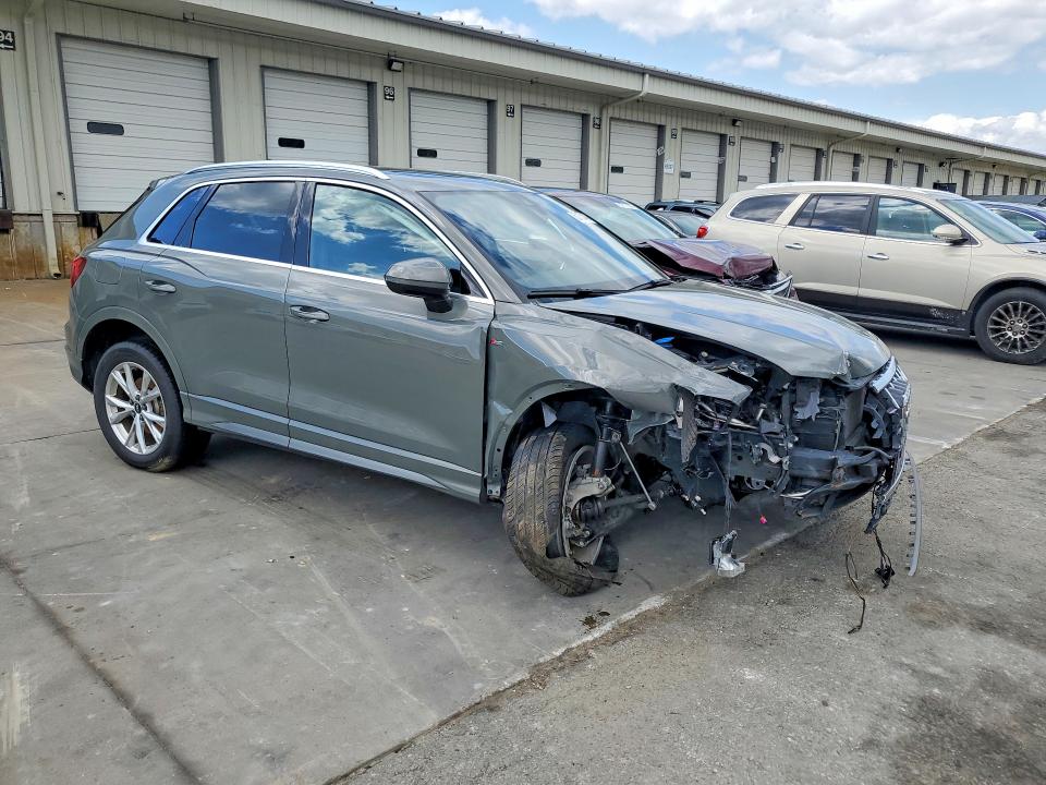 2025 Audi Q3 VIN WA1DECF34S1011760 COPART salvage auction — FRONT END, Fl - Cert Of Title Slvg Rebuildable (P), sold $12,900 on 2026-07-27 (photo 4)