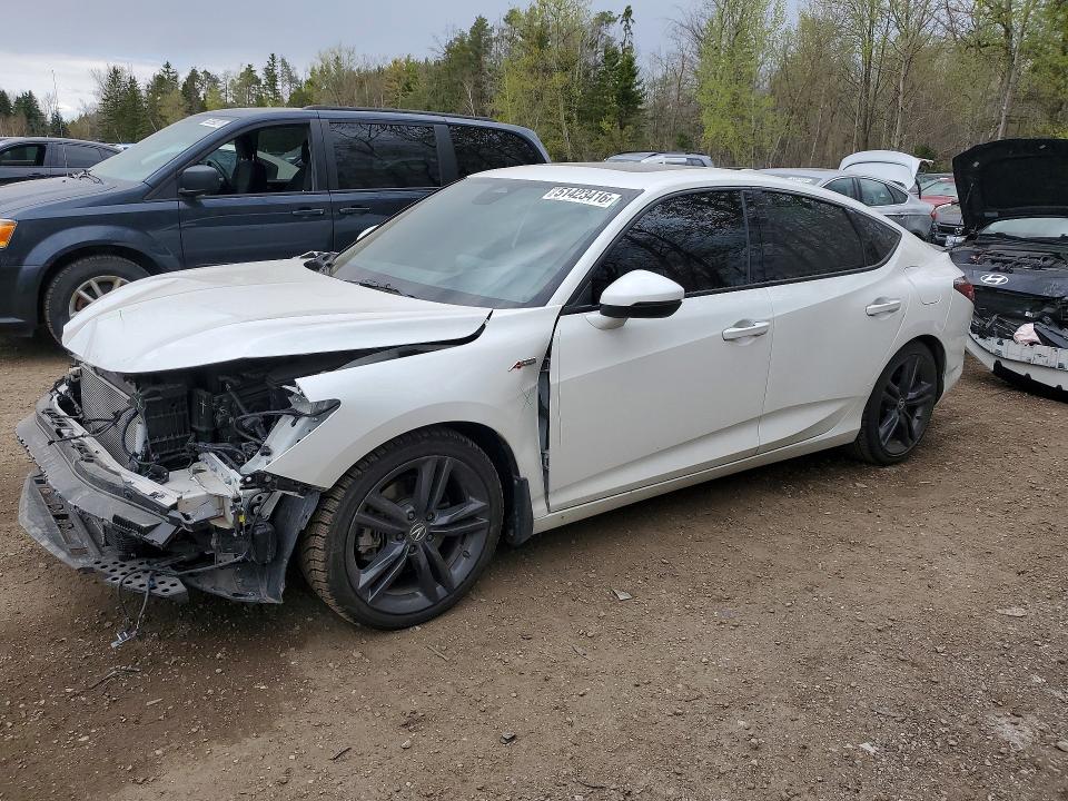 2024 Acura Integra VIN 19UDE4H60RA800678 COPART salvage auction — FRONT END, ON - PERMIT SALVAGE, sold $7,500 on 2026-07-21 (photo 1)