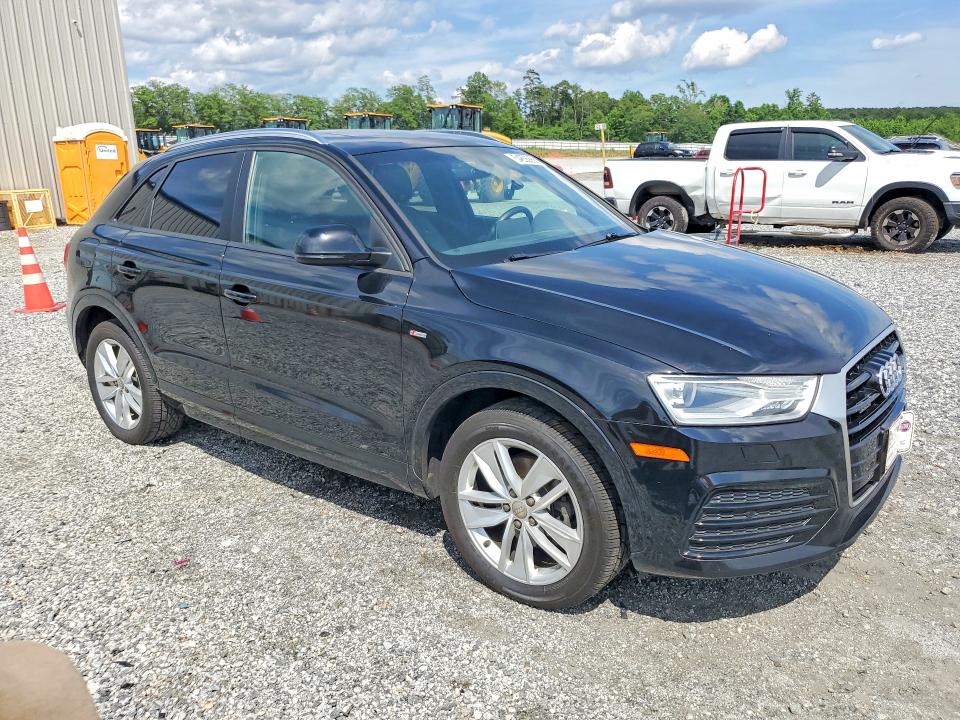 2018 Audi Q3 VIN WA1ECCFS7JR018364 COPART salvage auction — ENGINE BURN, Sc - Cert Of Title-Salvage Fire, sold $2,900 on 2026-07-29 (photo 4)