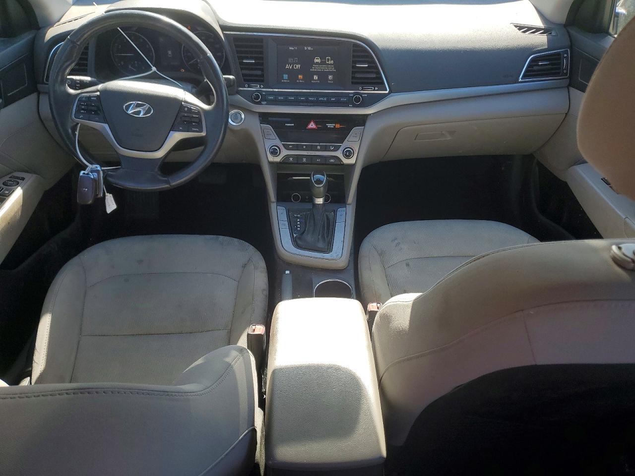 2018 Hyundai Elantra VIN 5NPD84LF2JH259918 COPART salvage auction — Rear End, KY - CERT OF TITLE-SALVAGE, sold $1,650 on 2026-07-09 (photo 8)