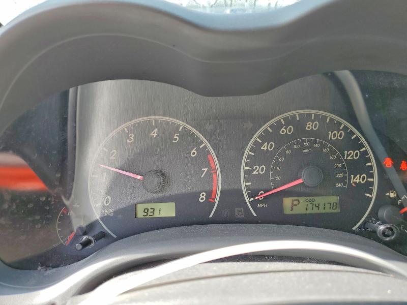2009 Toyota Corolla VIN JTDBL40E39J046397 COPART salvage auction — FRONT END, FL - CERT OF TITLE SLVG REBUILDABLE, sold $1,000 on 2026-07-21 (photo 9)