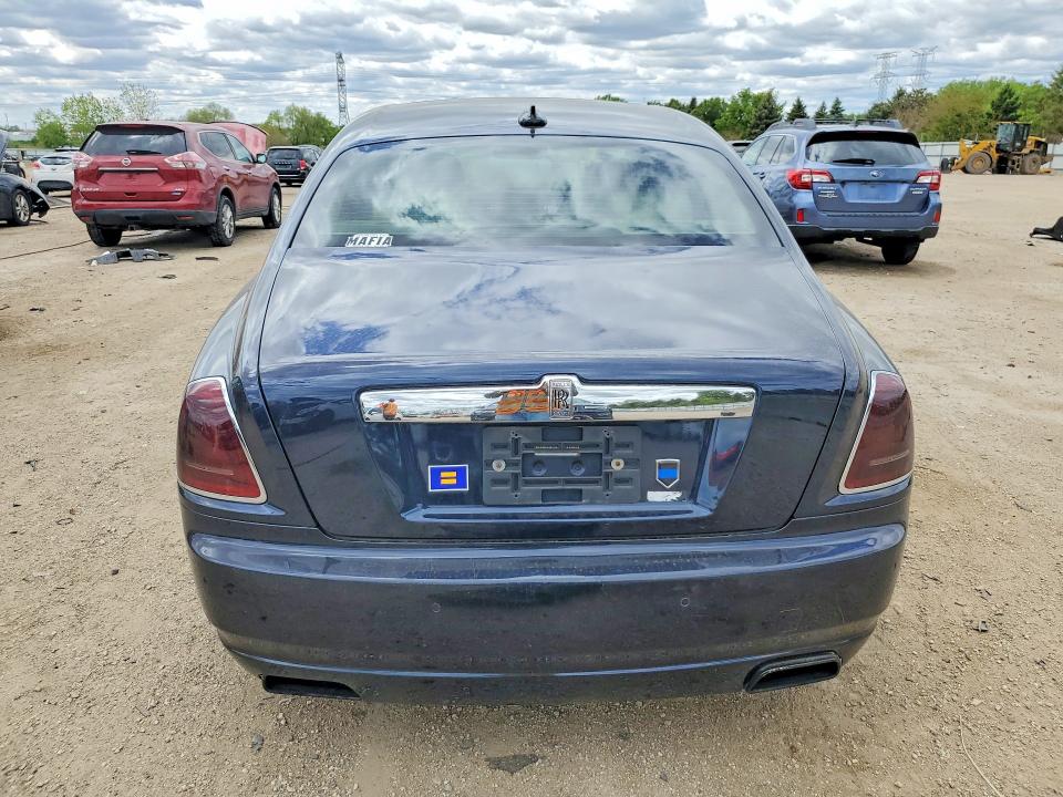 2012 Rolls-royce Ghost VIN SCA664S56CUX50709 COPART salvage auction — ENGINE BURN, Il - Salvage Certificate, sold $18,200 on 2026-07-21 (photo 6)