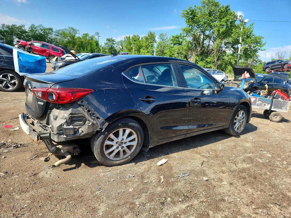 2014 Mazda VIN JM1BM1W79E1131839 COPART salvage auction — SIDE, Md - Cert Of Salvage > 75% Damage, sold $800 on 2026-07-09 (photo 3)