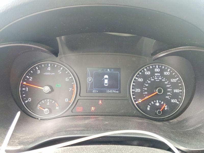 2018 Kia Optima VIN 5XXGU4L36JG180570 COPART salvage auction — FRONT END, Ca - Salvage Certificate, sold $2,400 on 2026-07-15 (photo 9)