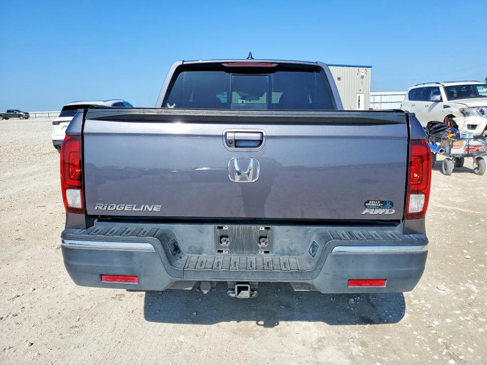 2020 Honda Ridgeline VIN 5FPYK3F52LB019177 COPART salvage auction — FRONT END, Tx - Salvage Vehicle Title, sold $5,100 on 2026-07-09 (photo 6)