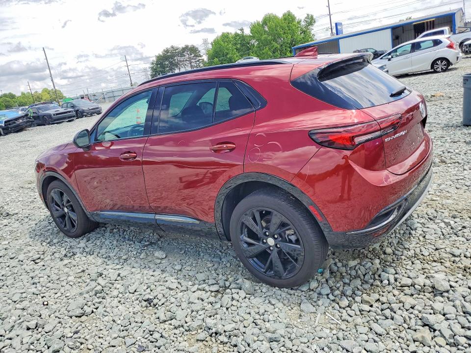 2021 Buick Envision VIN LRBFZNR4XMD112966 COPART salvage auction — FRONT END, Nc - Salvage Certificate Of Title, sold $7,300 on 2026-07-08 (photo 2)