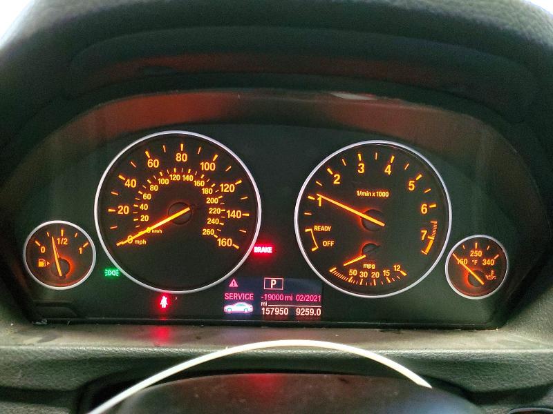 2014 BMW 3er VIN WBA3B1G58ENS78361 COPART salvage auction — HAIL, Tx - Certificate Of Title, sold $525 on 2026-07-17 (photo 9)