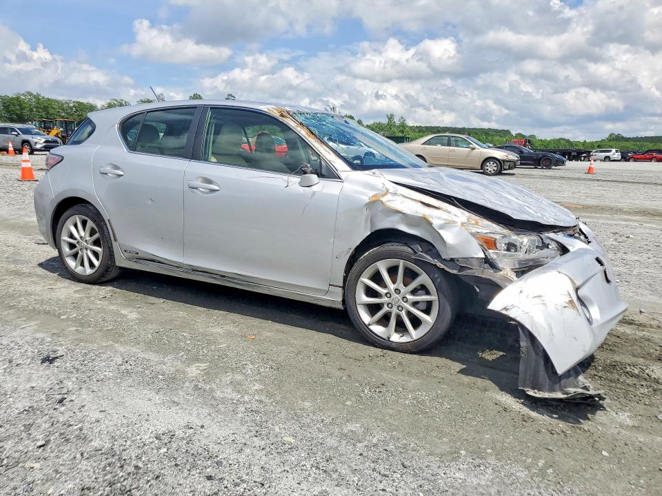 2011 Lexus Ct VIN JTHKD5BH9B2038569 COPART salvage auction — FRONT END, Sc - Cert Of Title-Salvage, sold $1,700 on 2026-07-06 (photo 4)