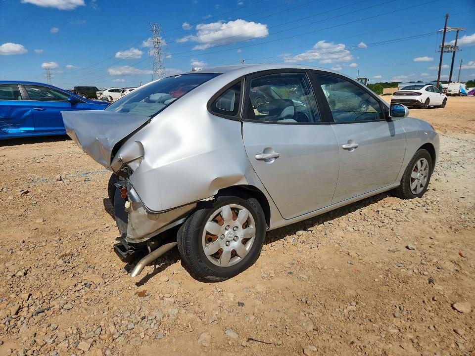 2007 Hyundai Elantra VIN KMHDU46D87U220184 COPART salvage auction — REAR END, Nc - Salvage Certificate Of Title, sold $300 on 2026-07-27 (photo 3)
