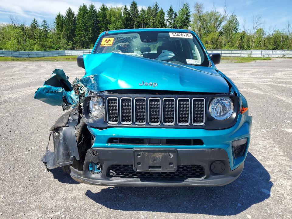 2022 Jeep VIN ZACNJDA1XNPN79451 COPART salvage auction — FRONT END, Ny - Mv-907A Salvage Certificate, sold $1,450 on 2026-07-06 (photo 5)