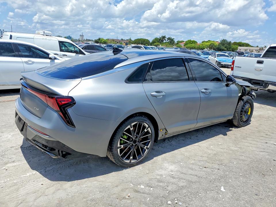 2025 Kia VIN KNAG44J89S5350082 COPART salvage auction — FRONT END, Fl - Cert Of Title Slvg Rebuildable, sold $13,300 on 2026-07-20 (photo 3)