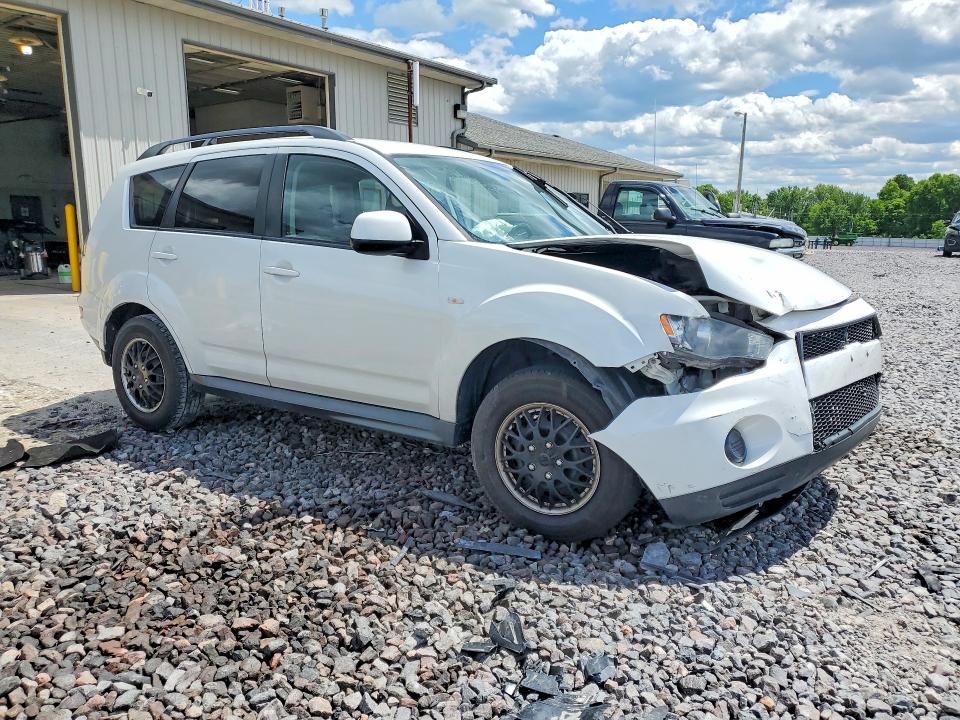 2013 Mitsubishi VIN JA4AS2AW3DU004775 COPART salvage auction — FRONT END, Ms - Cert Of Title-Salvaged, sold $325 on 2026-07-14 (photo 4)