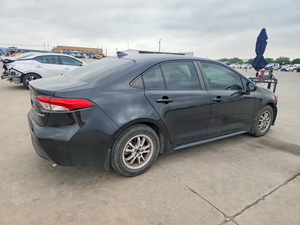 2022 Toyota Corolla VIN JTDEAMDE6NJ061242 COPART salvage auction — FRONT END, TX - CERTIFICATE OF TITLE, sold $5,200 on 2026-07-23 (photo 3)