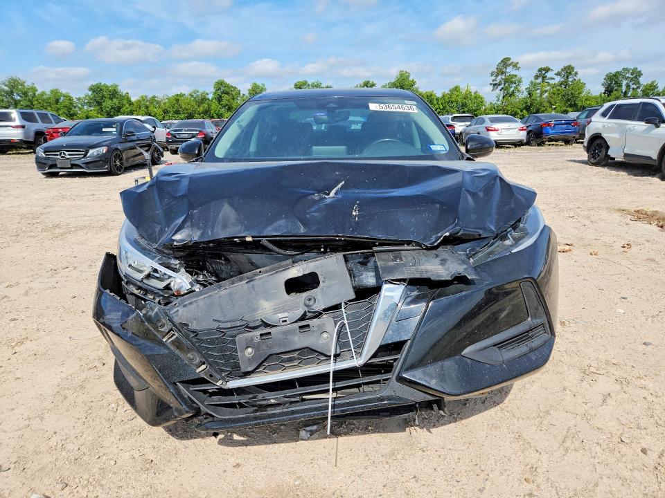 2022 Nissan Sentra VIN 3N1AB8CV2NY247539 COPART salvage auction — FRONT END, TX - SALVAGE VEHICLE TITLE, sold $2,900 on 2026-07-21 (photo 5)