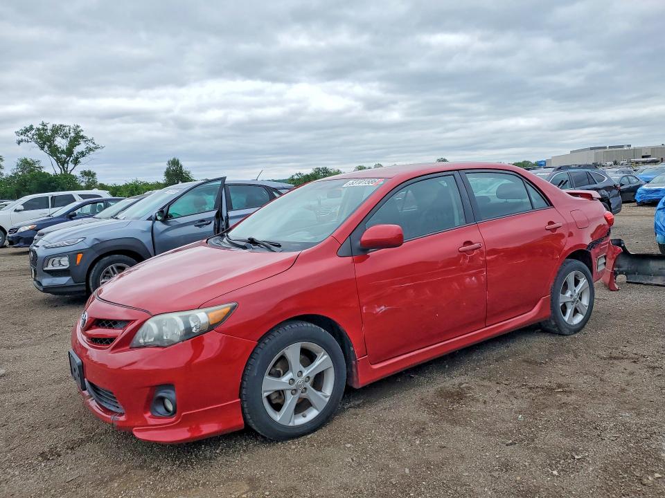 2012 Toyota Corolla VIN 5YFBU4EE6CP013354 COPART salvage auction — ROLLOVER, Ia - Cert Of Title-Salvage Title, sold $2,250 on 2026-07-31 (photo 1)