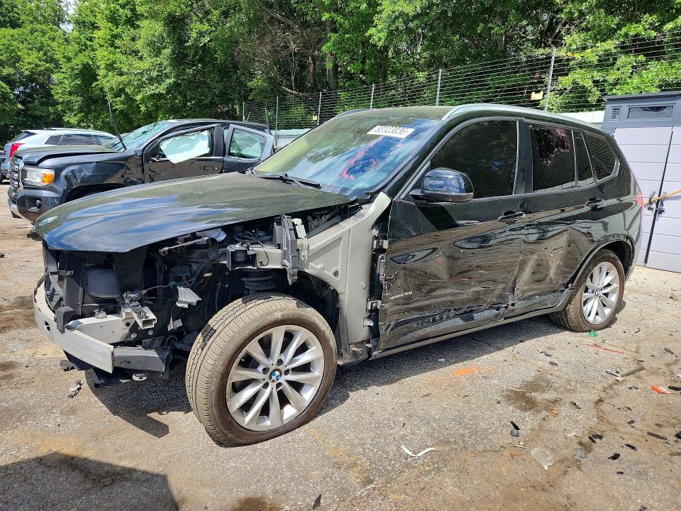 2016 BMW X3 VIN 5UXWX9C5XG0D85712 COPART salvage auction — FRONT END, Ga - Cert Of Title-Salvage, sold $825 on 2026-07-10 (photo 1)