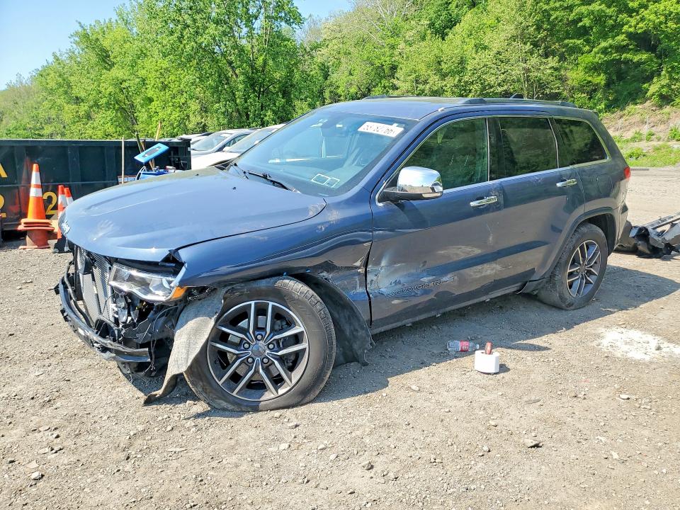 2019 Jeep Cherokee VIN 1C4RJFBG3KC791949 COPART salvage auction — FRONT END, Ny - Mv-37 Statement Of Abnd Veh, sold $1,750 on 2026-07-02 (photo 1)