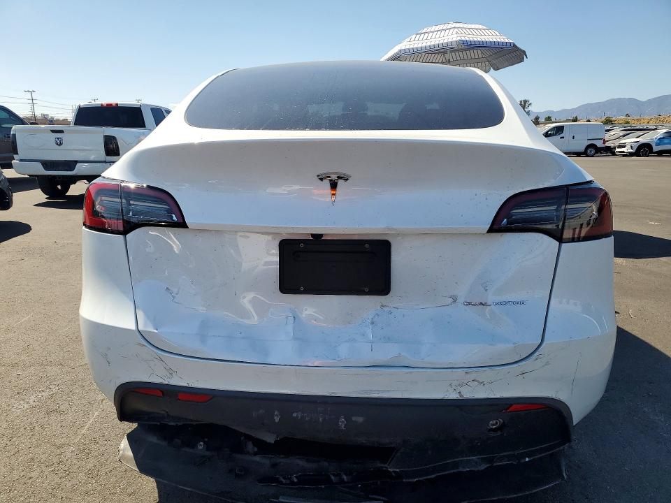 2023 Tesla Model y VIN 7SAYGDEE5PA149347 COPART salvage auction — REAR END, Ca - Salvage Certificate, sold $14,100 on 2026-07-06 (photo 6)