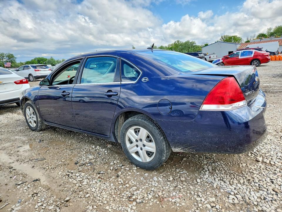 2008 Chevrolet Impala VIN 2G1WB58K189174628 COPART salvage auction — REAR END, OH - CERT OF TITLE-SALVAGE, sold $275 on 2026-07-02 (photo 2)