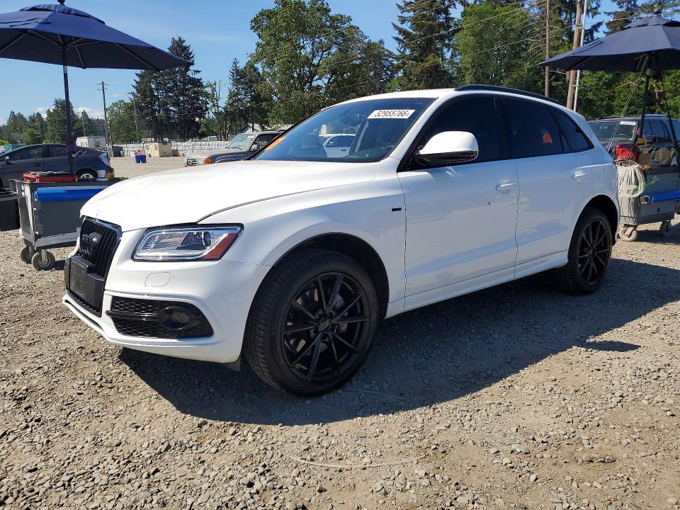 2017 Audi Q5 VIN WA1W7AFP2HA007161 COPART salvage auction — FRONT END, WA - BILL OF SALE, sold $125 on 2026-07-24 (photo 1)